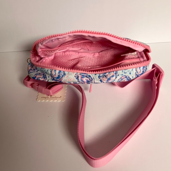 Simply Southern Collection Oyster Sea Shells Belt Bag Fanny Pack Beach Ocean New - Picture 5 of 7